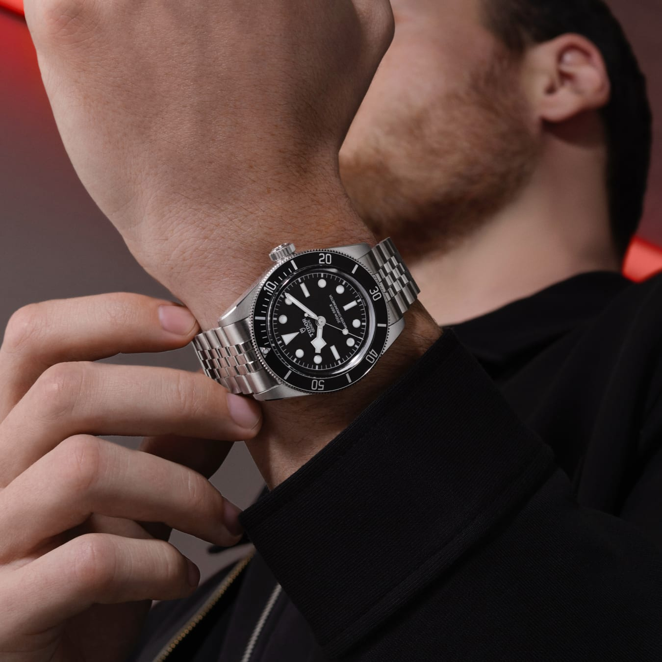 TUDOR Black Bay 41mm steel case with polished and satin finish - M7941A1A0NU-0003 at Prestons