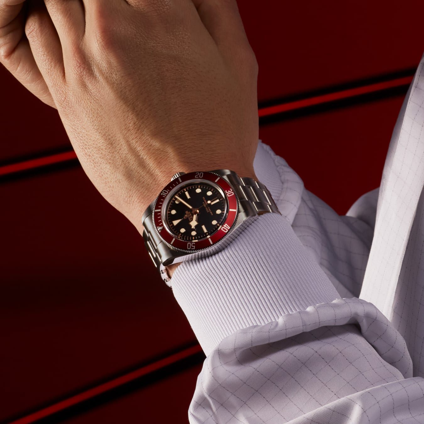 TUDOR Black Bay 41mm stainless steel case with polished and satin finish - M7941A1A0RU-0001 at Prestons