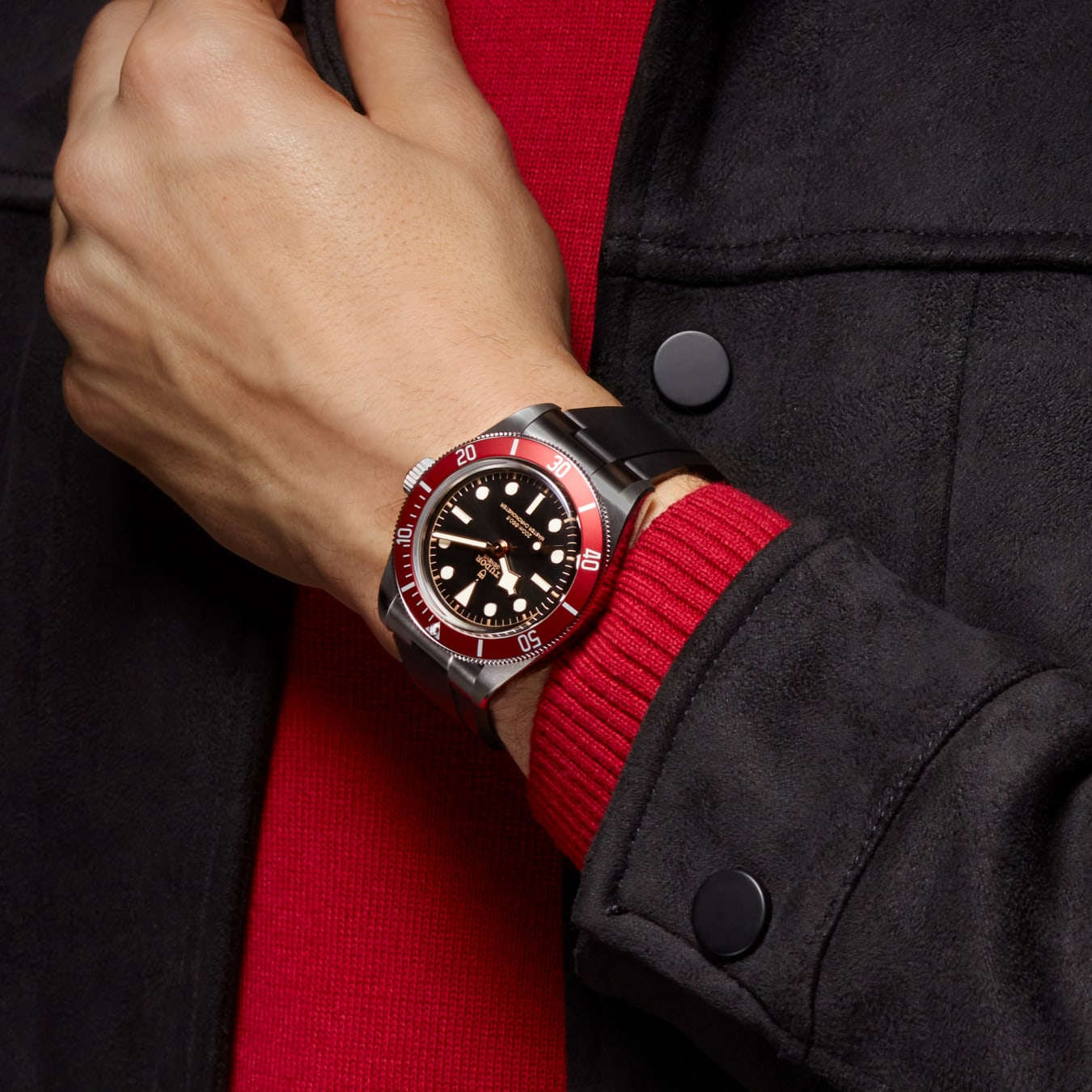 TUDOR Black Bay 41mm stainless steel case with polished and satin finish - M7941A1A0RU-0002 at Prestons