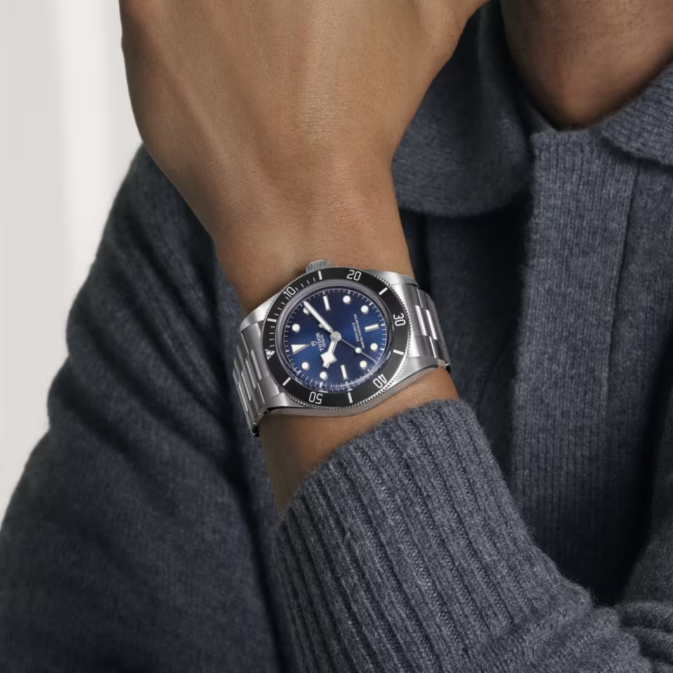 TUDOR Black Bay 68 43mm stainless steel case with polished and satin finishes - M7943A1A0NU-0001 at Prestons