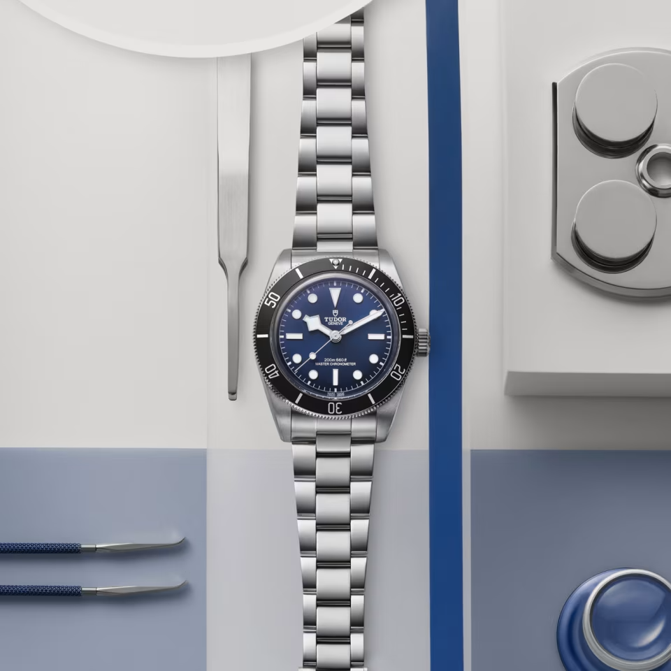 TUDOR Black Bay 68 43mm stainless steel case with polished and satin finishes - M7943A1A0NU-0001 at Prestons