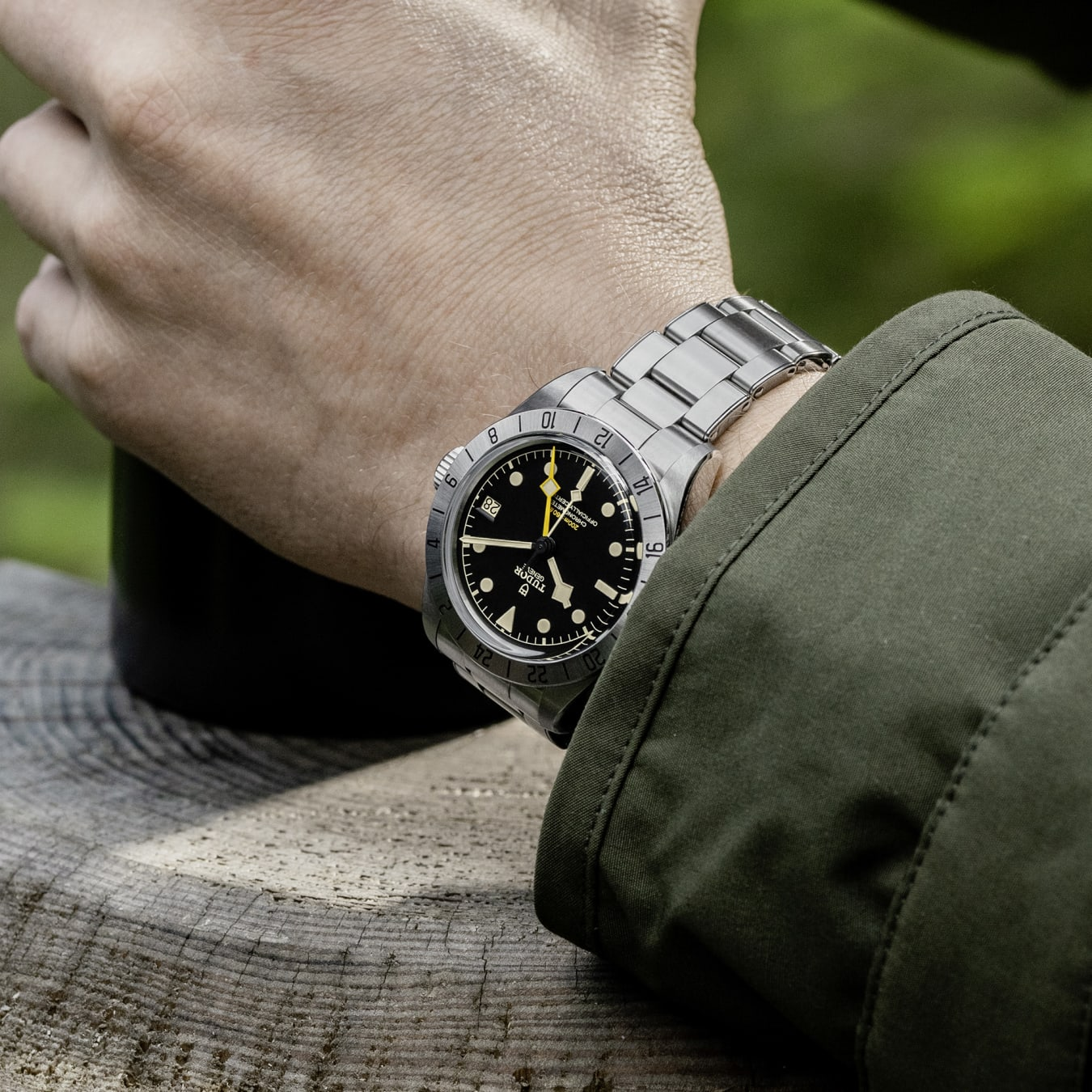 TUDOR Black Bay Pro 39mm steel case with polished and satin finish - M79470-0001 at Prestons