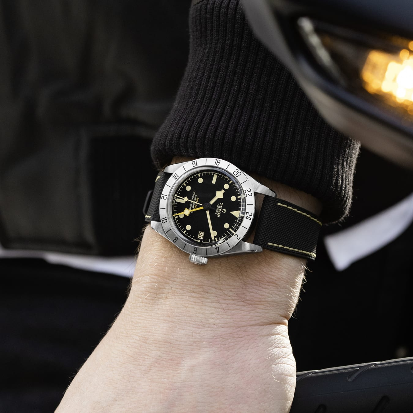 TUDOR Black Bay Pro 39mm steel case with polished and satin finish - M79470-0003 at Prestons