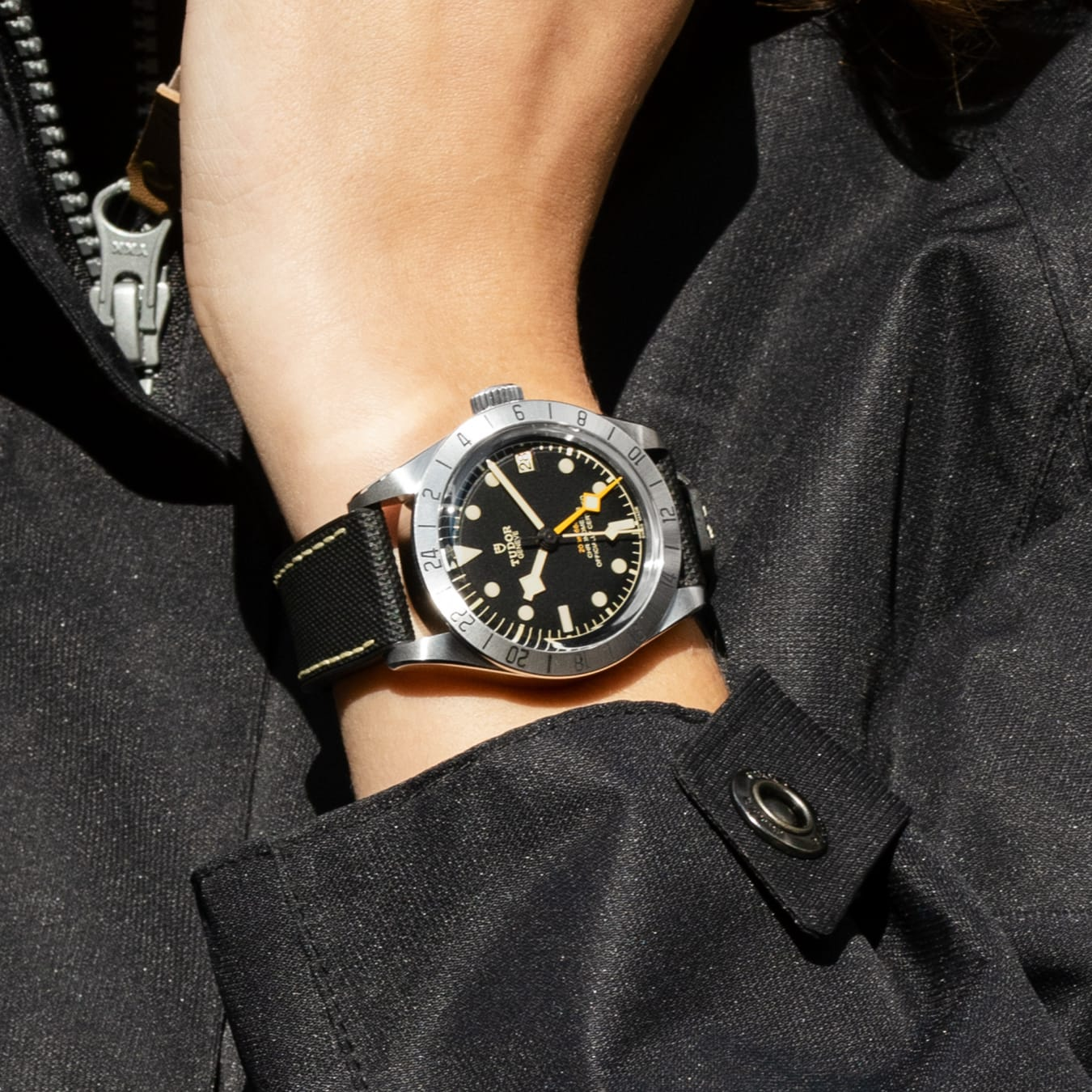 TUDOR Black Bay Pro 39mm steel case with polished and satin finish - M79470-0003 at Prestons