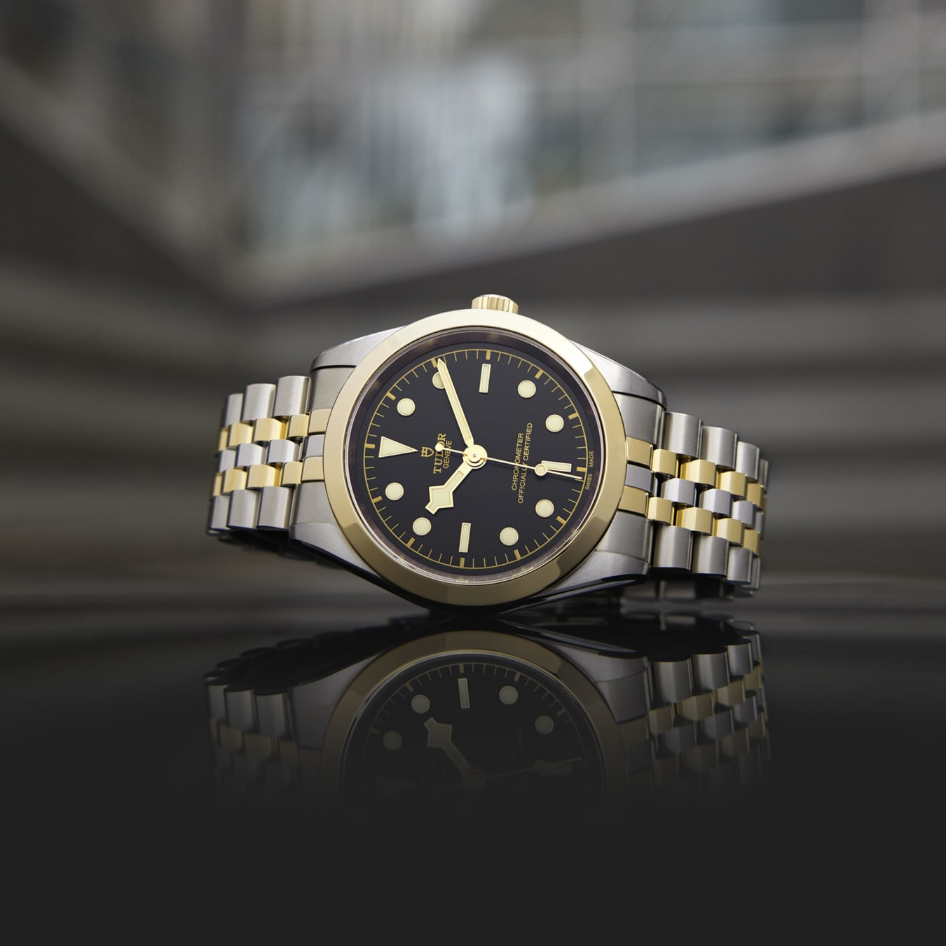 TUDOR Black Bay 39 S&G 39mm steel case with polished and satin finish - M79663-0001 at Prestons