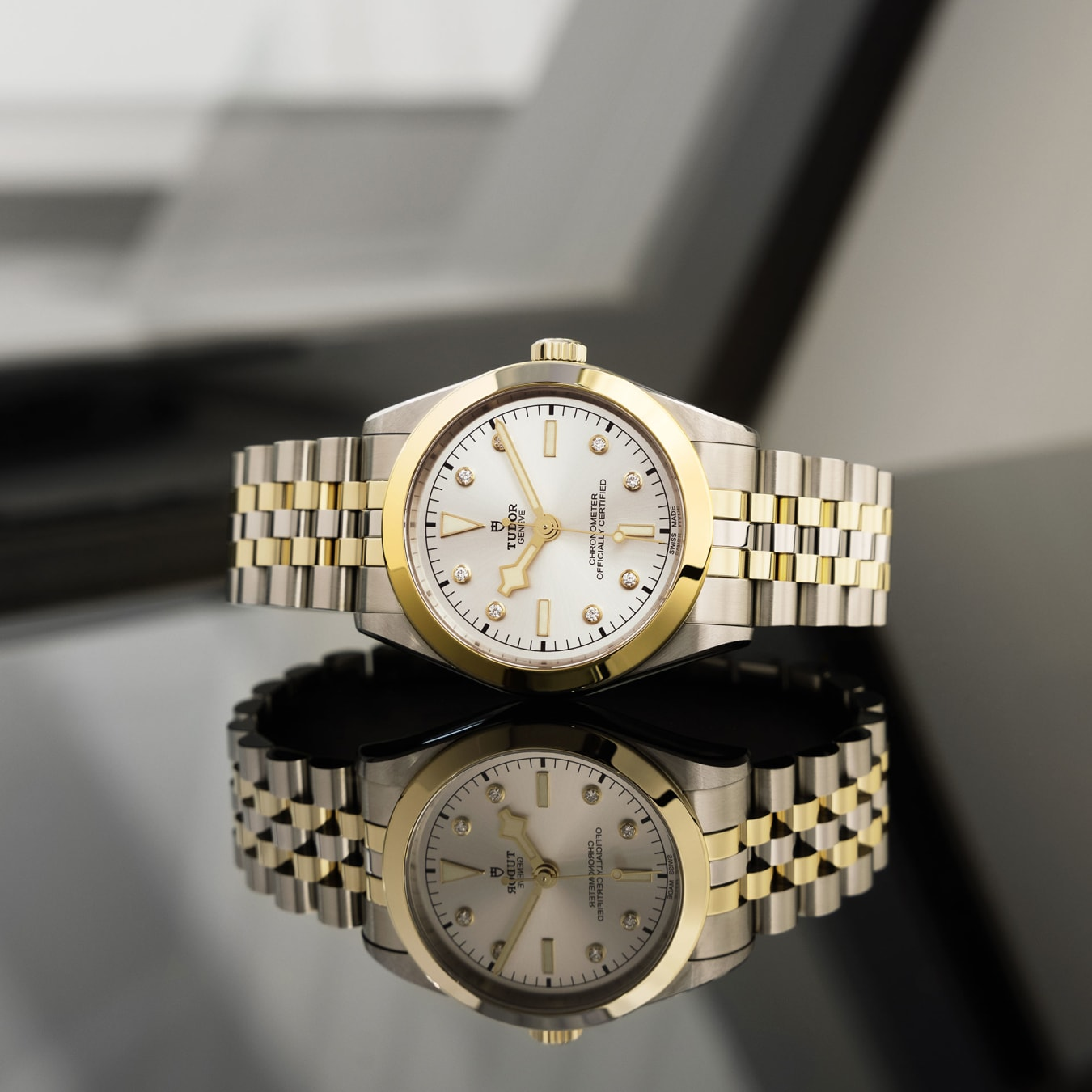 TUDOR Black Bay 39 S&G 39mm steel case with polished and satin finish - M79663-0007 at Prestons