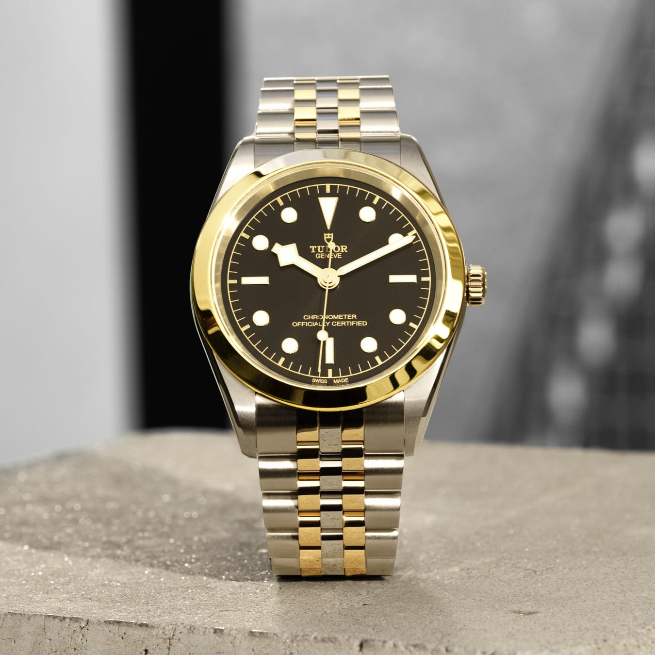 TUDOR Black Bay 41 S&G 41mm steel case with polished and satin finish - M79683-0001 at Prestons