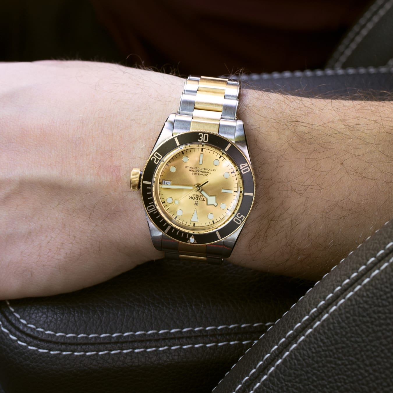 TUDOR Black Bay S&G 41mm steel case with polished and satin finish - M79733N-0004 at Prestons