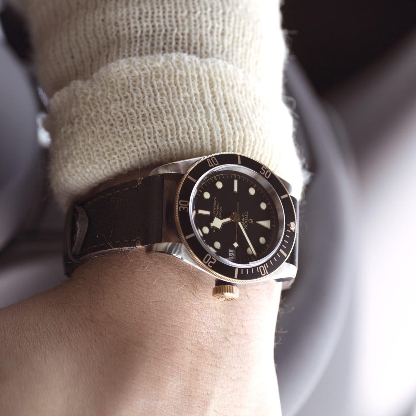 TUDOR Black Bay S&G 41mm steel case with polished and satin finish - M79733N-0007 at Prestons