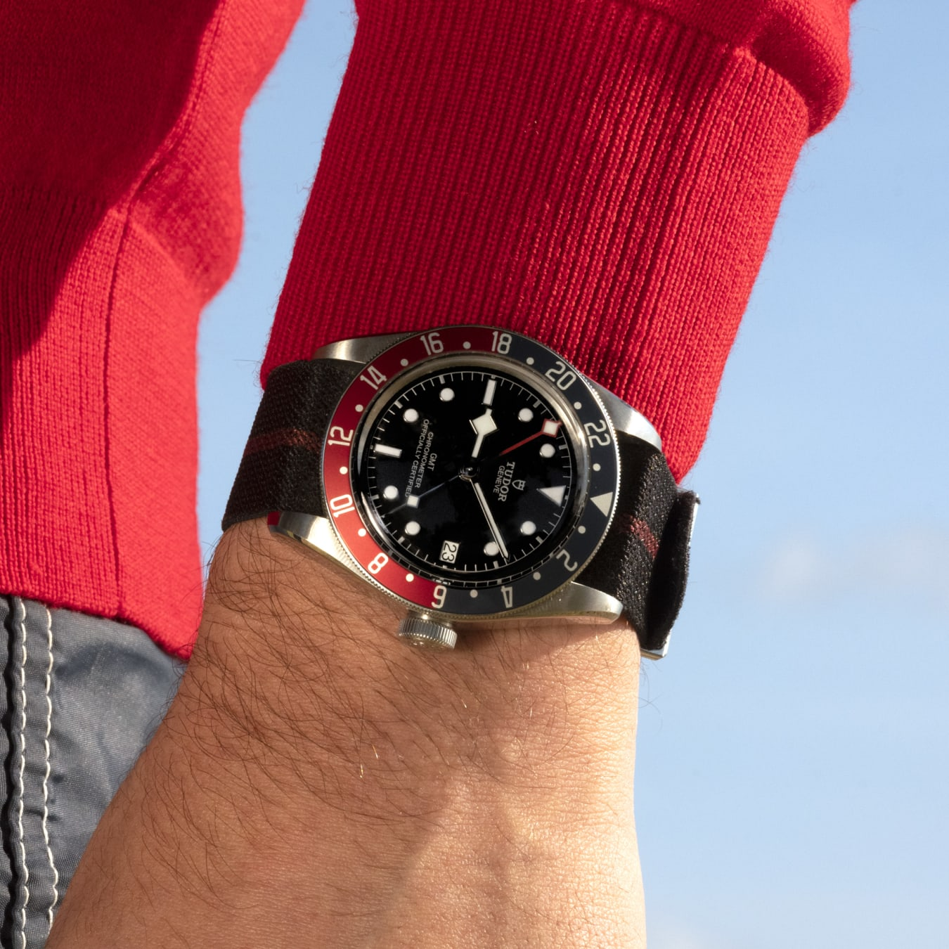 TUDOR Black Bay GMT 41mm steel case with polished and satin finish - M79830RB-0003 at Prestons