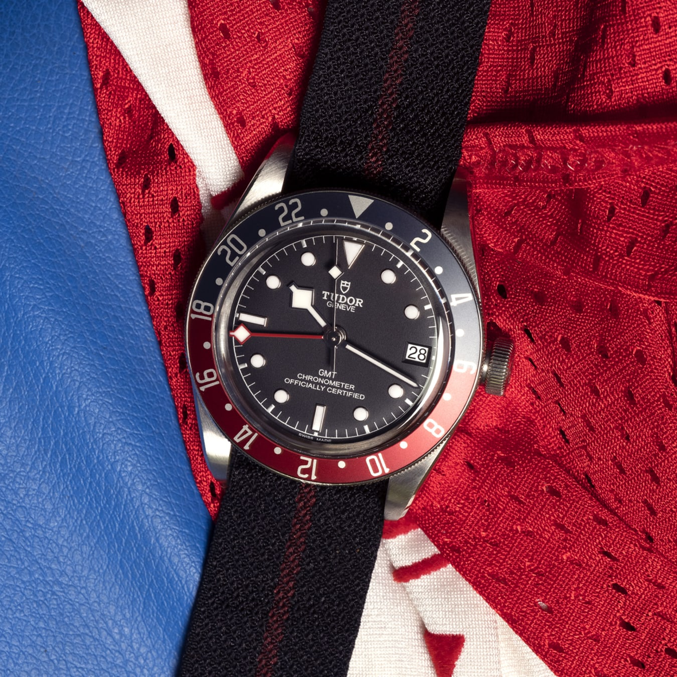 TUDOR Black Bay GMT 41mm steel case with polished and satin finish - M79830RB-0003 at Prestons