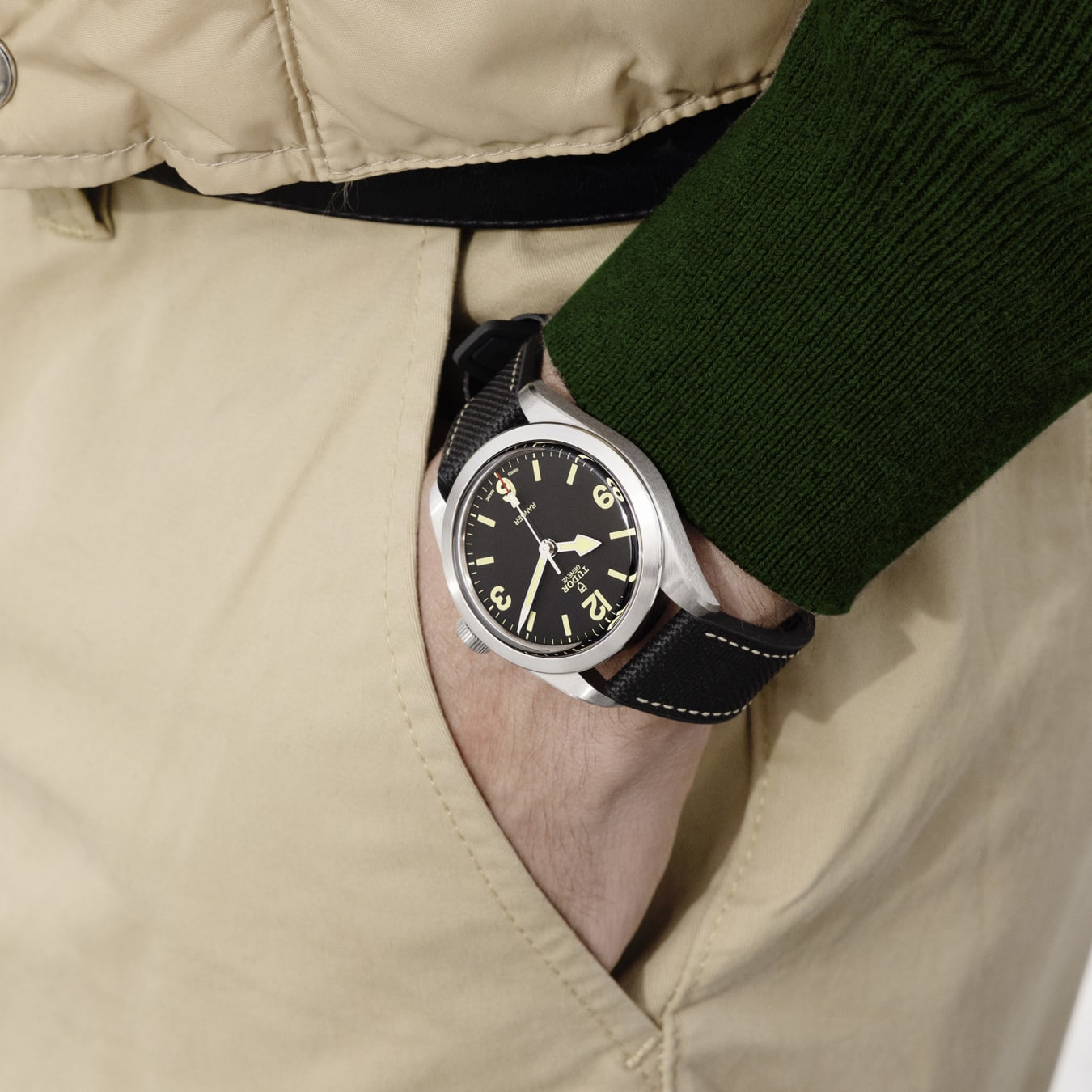 TUDOR Ranger 39mm steel case, satin finish - M79950-0002 at Prestons