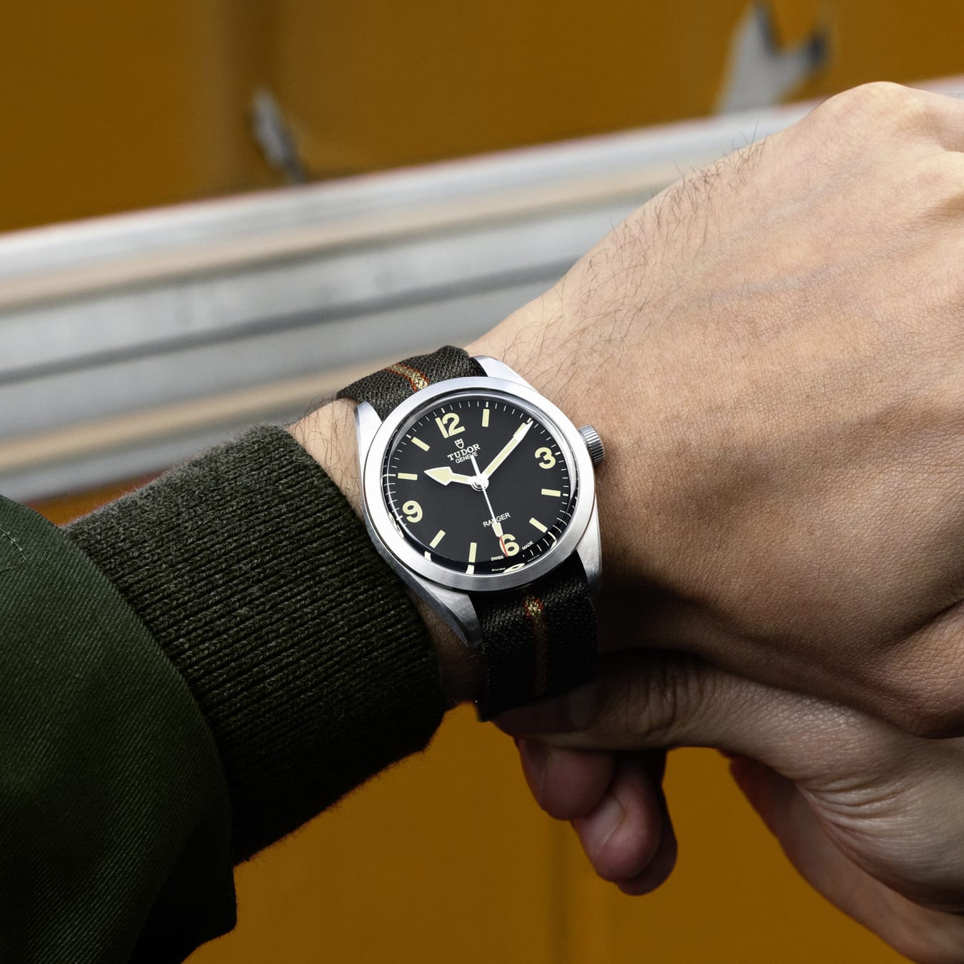 TUDOR Ranger 39mm steel case, satin finish - M79950-0003 at Prestons