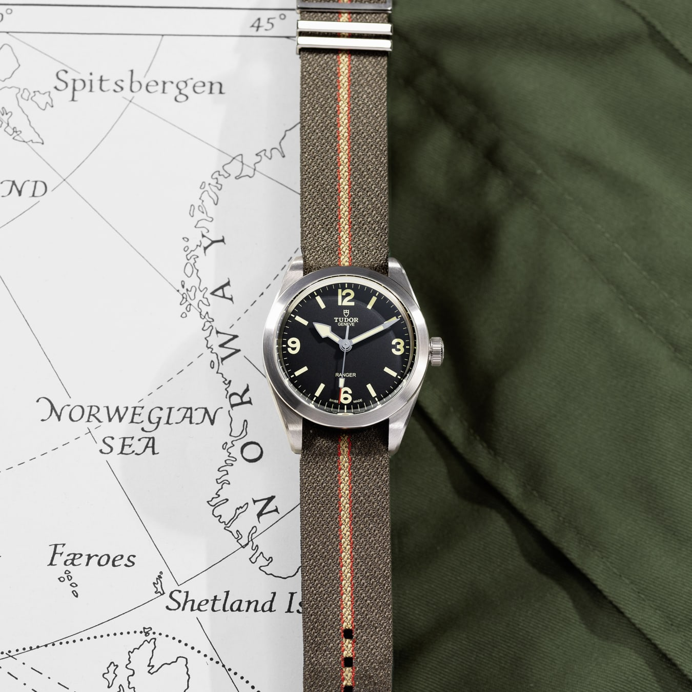 TUDOR Ranger 39mm steel case, satin finish - M79950-0003 at Prestons