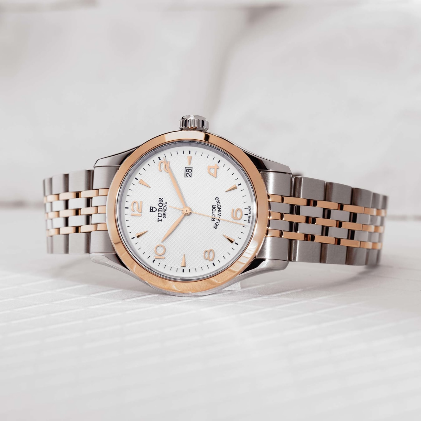 TUDOR 1926 28mm steel case with polished finish - M91351-0009 at Prestons