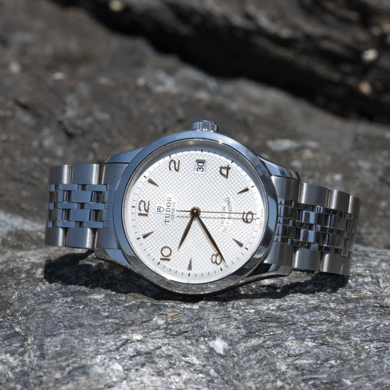 TUDOR 1926 41mm steel case with polished finish - M91650-0001 at Prestons
